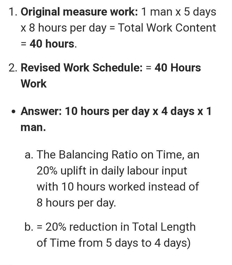 38) A man completes a job in 5 days working 8 hours a day. How many days will he take-example-1