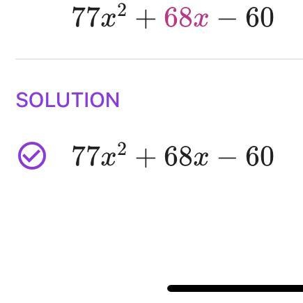 30. find the value of x (7x + 10) (11x - 6) ​-example-1