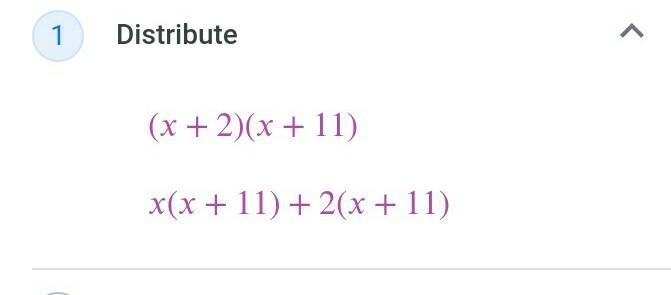 What is Expand & simplify ( x + 2 ) ( x + 11 )-example-1