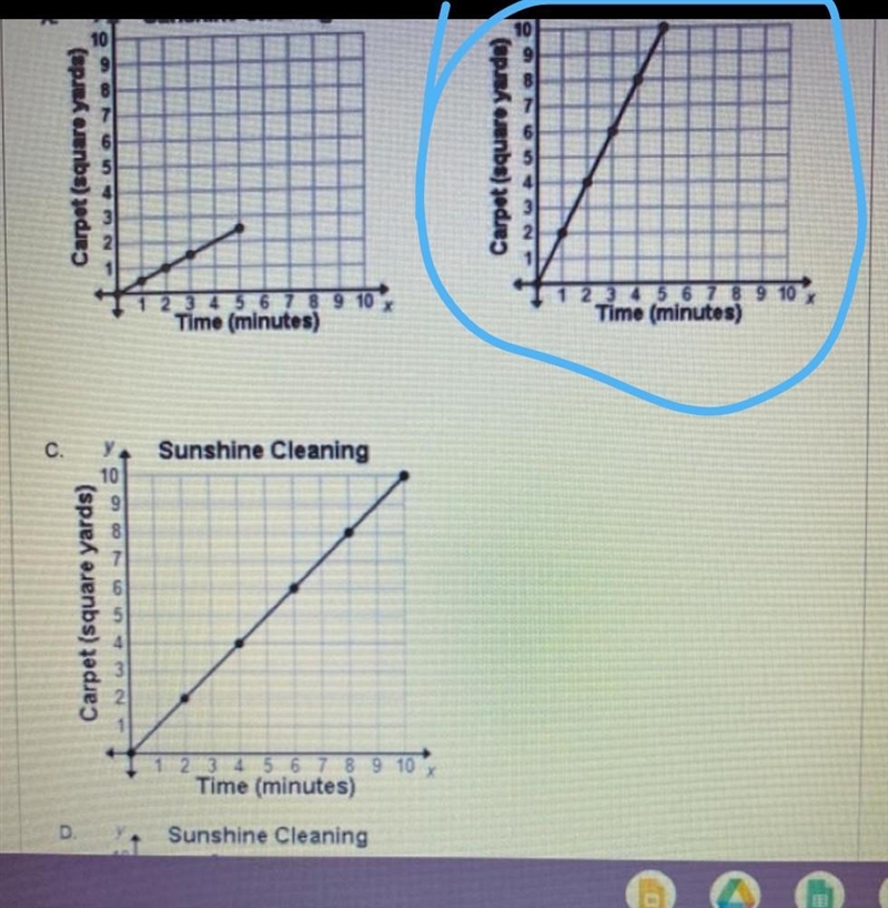 The Sunshine Cleaning service can vacuum 8 square yards of flooring every 4 minutes-example-1