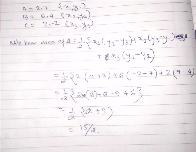 What is the area of the triangle?-example-1