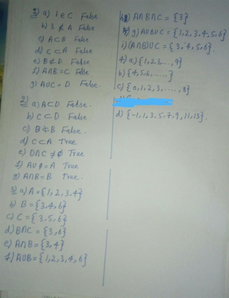 Use the given sets to answer the following questions A=1,3,5,7 B=2,3,4,5,6,8 c=2,3,5 D-example-1