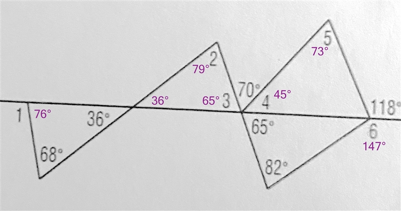 Find the measure for angle 1 and angle 4-example-1