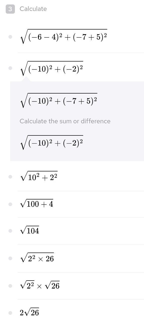 Find the distance between the points A (4 , -5) and B ( -6 , -7) Class : 7 Subject-example-2