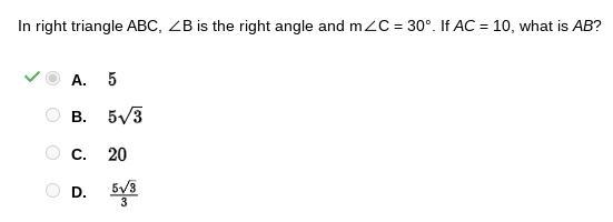 In right triangle ABC,-example-1