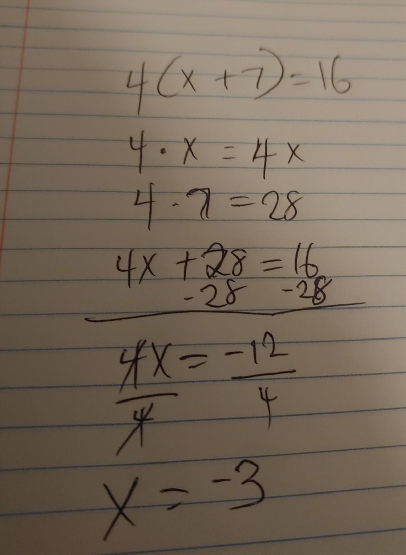 What is the answer for 4|x+7|=16-example-1