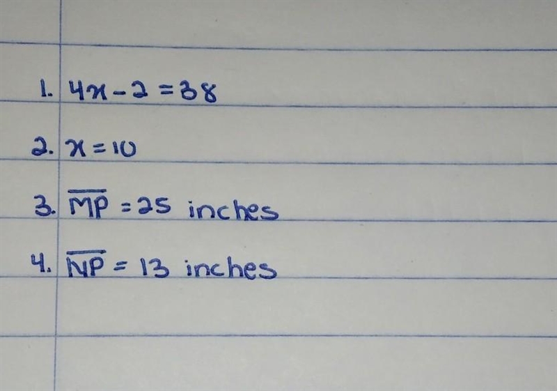 Write an equation that I can find the value of X 2.Find the Value of X 3. Find the-example-1