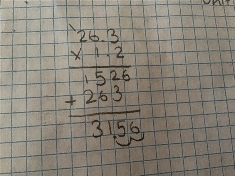 26.3 times 1.2 please do with explanation worth 15 points ​-example-1