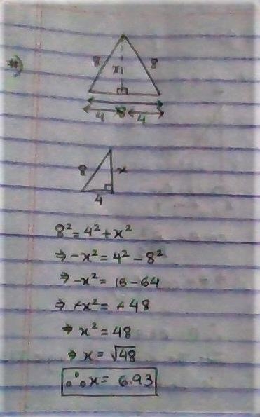 Find the value of x in the triangle ​-example-1