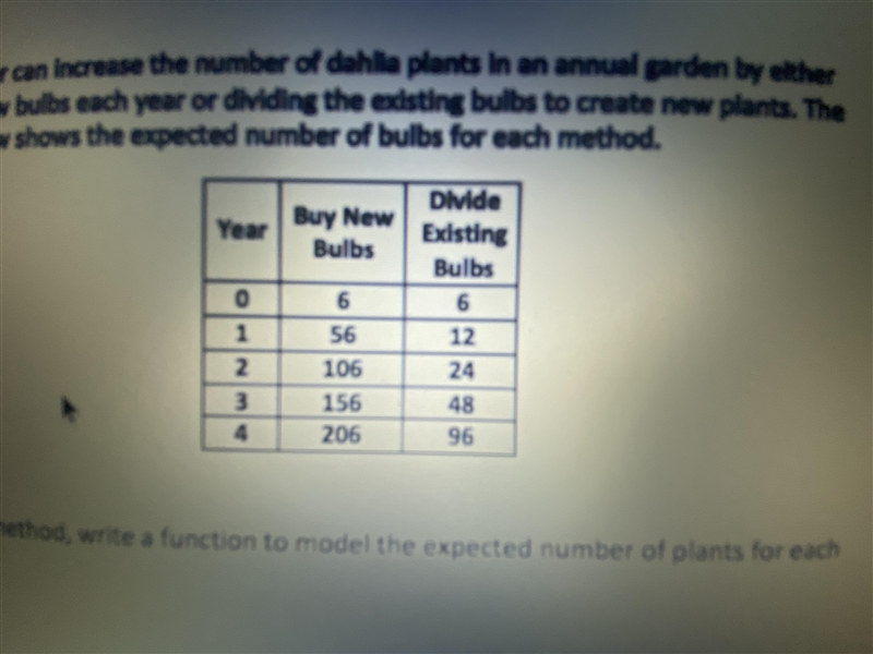 A gardener can increase the number of dahlia plants in an annual garden by either-example-1