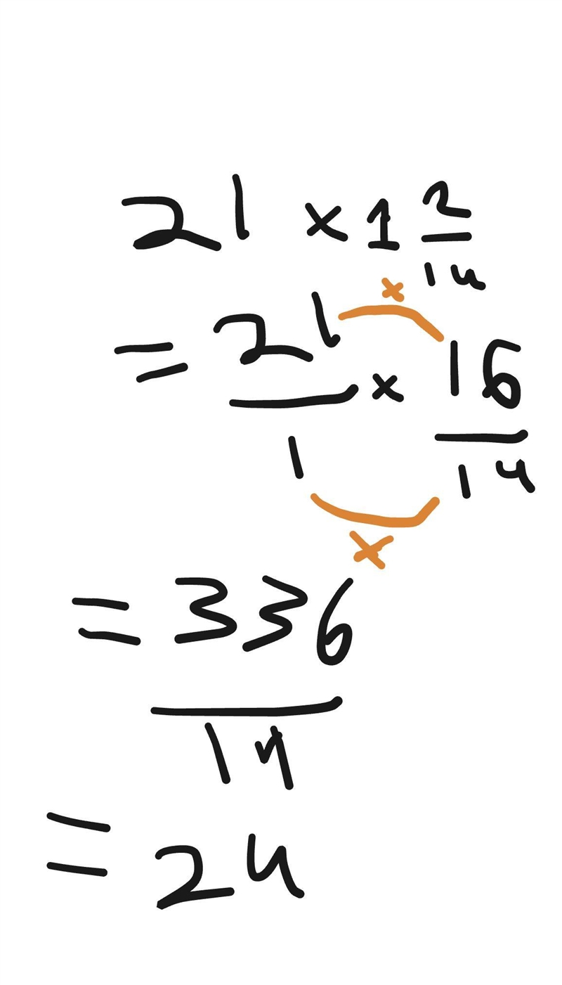 21× 1 2/14. step by step explanation pls!​-example-1