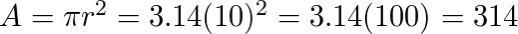 Find the area of the circle. Use 3.14 for . 20 yd-example-1