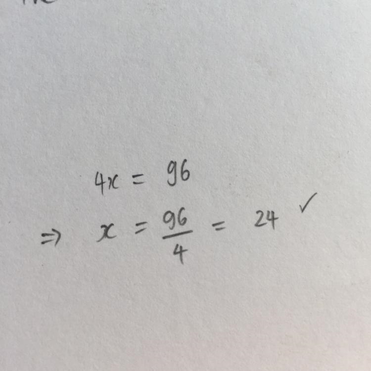 Solve the proportion 4 x = 9 6-example-1