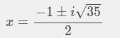 Quadratic equation x2+x+9=0-example-1