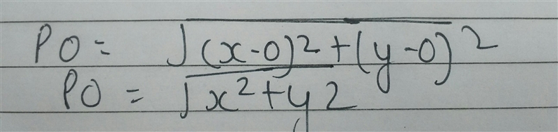 Which represents the distance between the point P(x, y) and the origin?-example-1