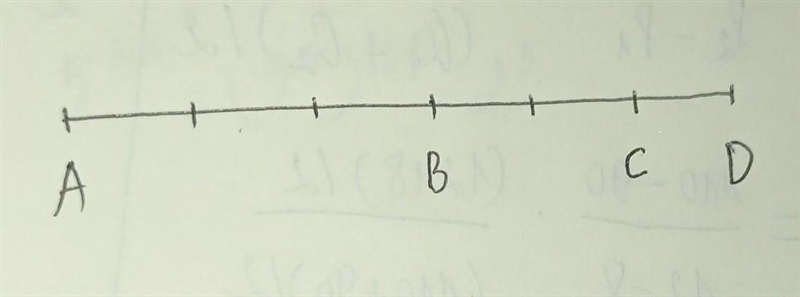 A, B, C y D son puntos Co lineales tal que BC es el doble de CD y B es punto medio-example-1