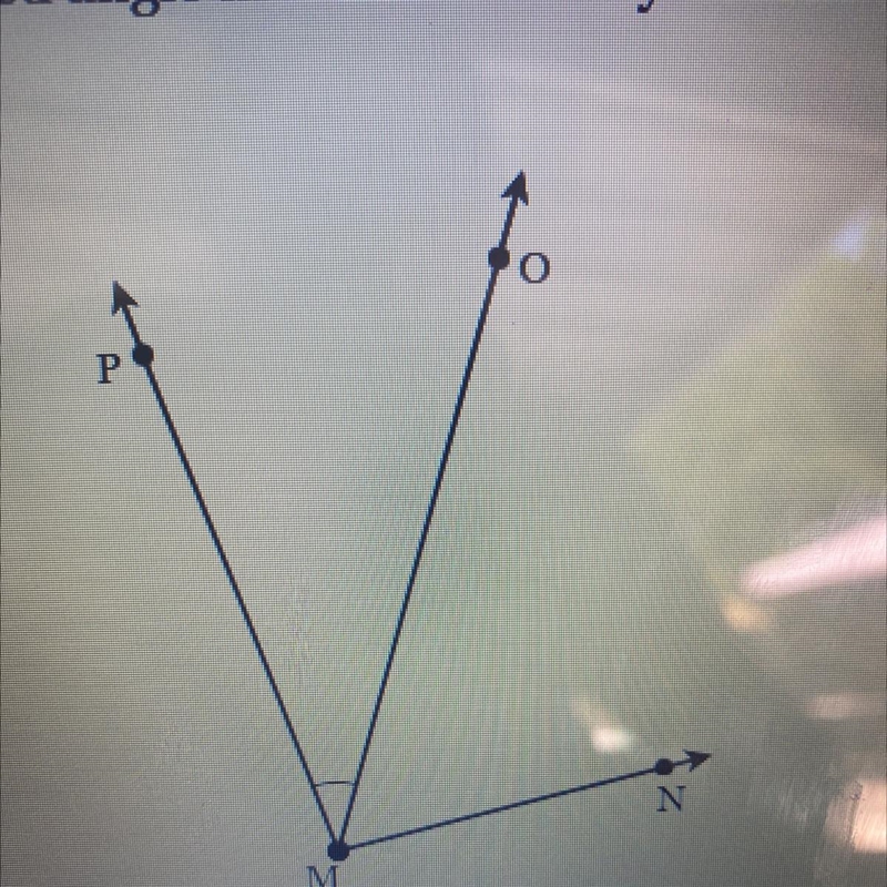 PLS HELP ASAP Name the marked angle in 2 different ways.-example-1