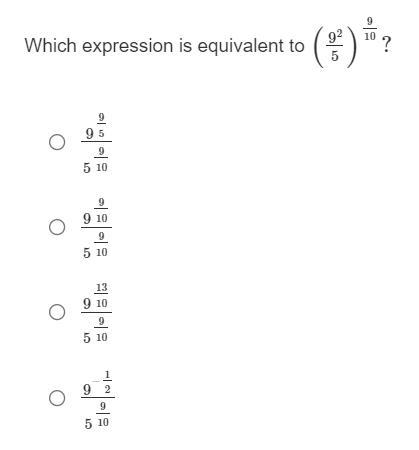 Question 17 Which expression is equivalent-example-1