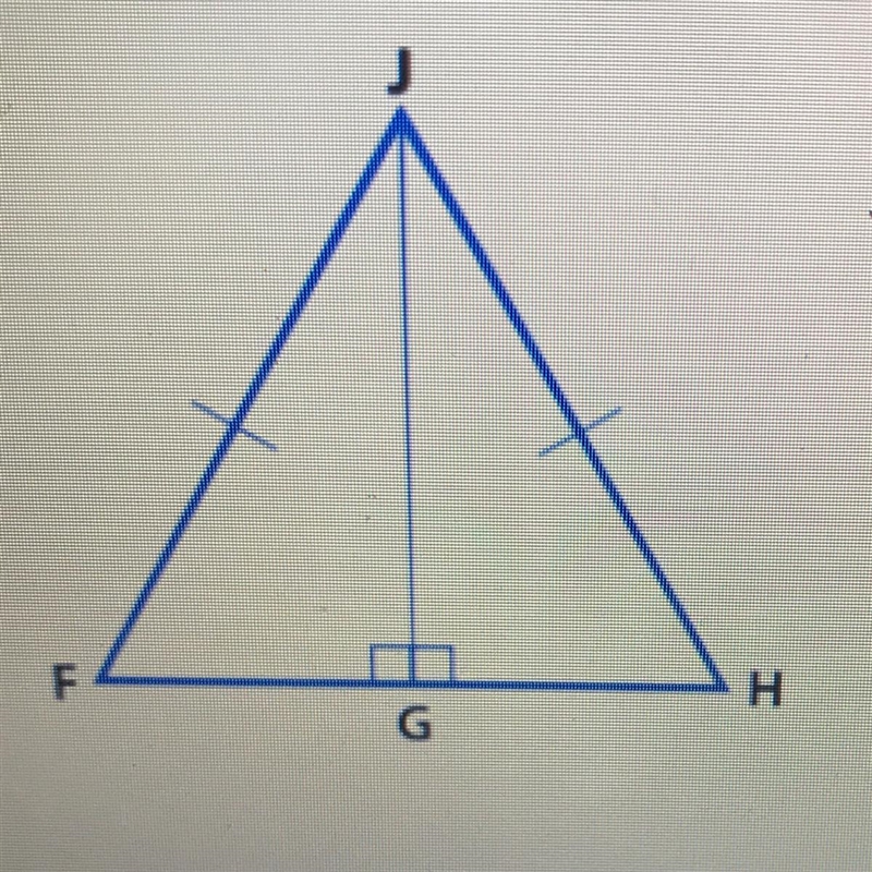 Why is it appropriate to use the trigonometric functions on triangle FGJ but not on-example-1