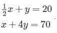 Question 7: Solve this system A.(15, 10) B.(-15, 10) C.(-10, 25) D.(10, 15)-example-1