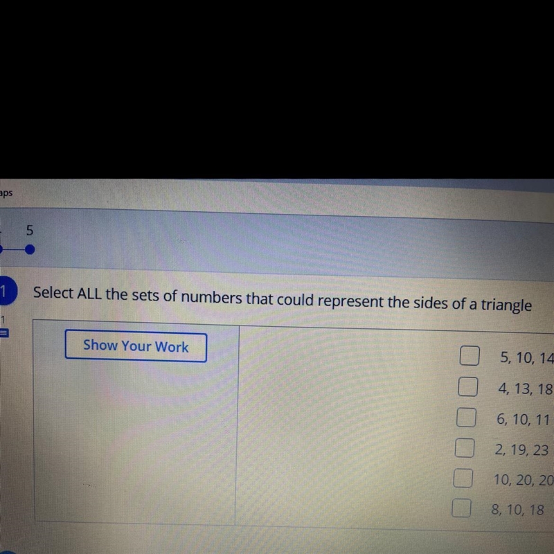 Triangle Inequalities please help ☹️☹️-example-1