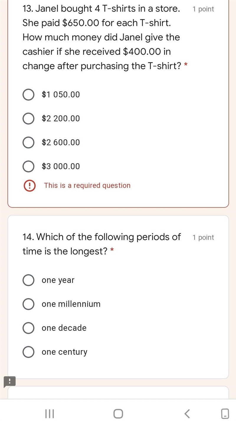 Please answer quick and fast its due today.I only have two questions ​-example-1