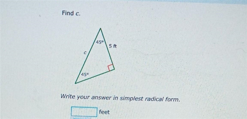 Write your answer in simplest radical form​-example-1