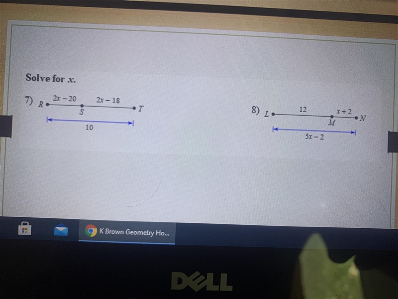 Solve for X. Will give a lot of points. HELP!!!-example-1