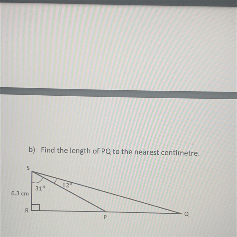 Find the measure of the indicated side or angle.-example-1