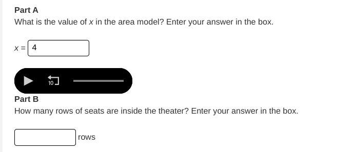 Please i need help How many rows of seats are inside the theater? Enter your answer-example-2