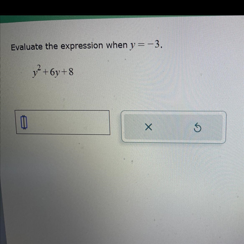 Evaluate the expression when y=-3-example-1