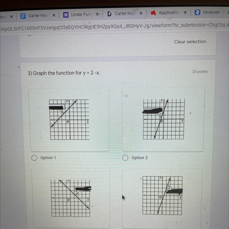 PLEASE HELP QUCIKLY I WILL GIVE BRIANLIEST Graph the function for y=2-x-example-1