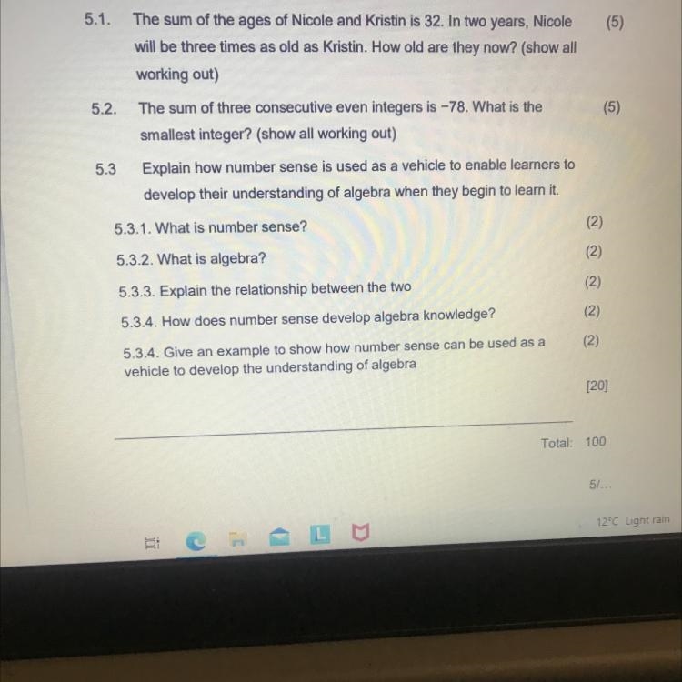 The sum of three consecutive even integers is -78. What is the smallest integer? Show-example-1