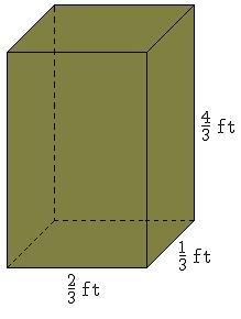 What is the volume of the rectangular prism? A.6/9 B.8/9 C.8/27 D. 6/27-example-1