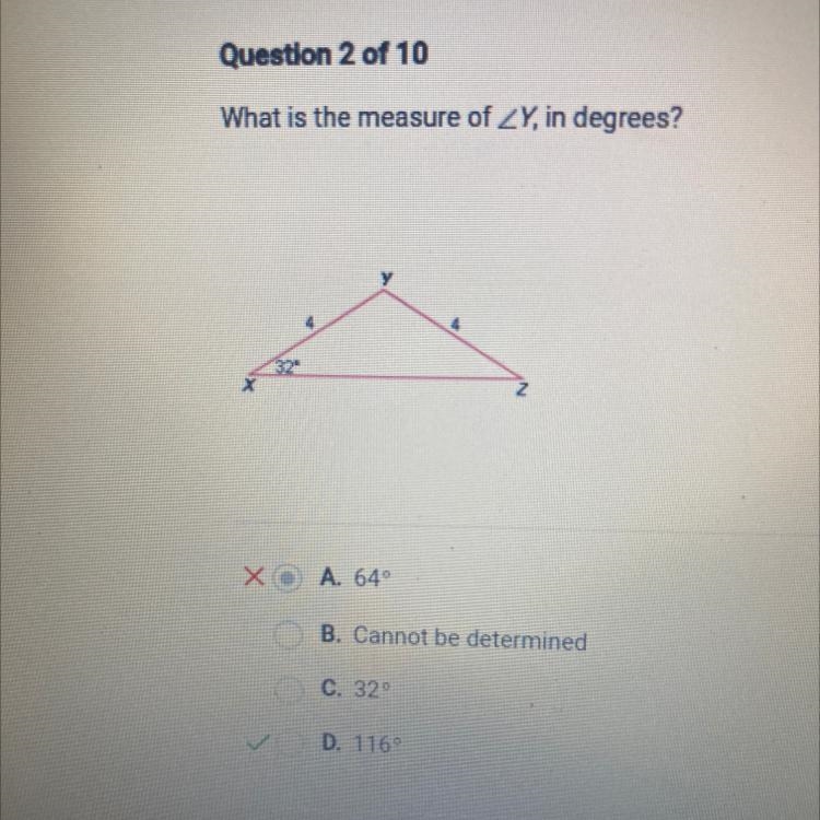 Answer is D , others say it’s 64 but I got it wrong-example-1