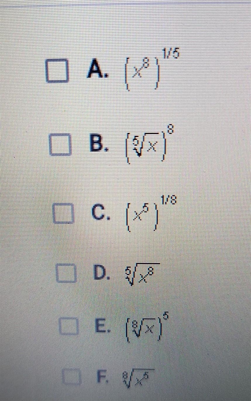 Which of the following choices are equivalent to the expression below? Check all that-example-1