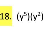 Write each Expression as a single power of y Hey guys. I really need your help right-example-1