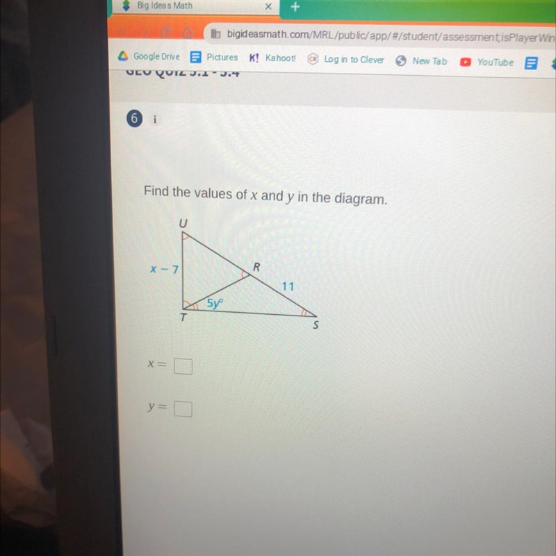 What does X and Y equal?-example-1