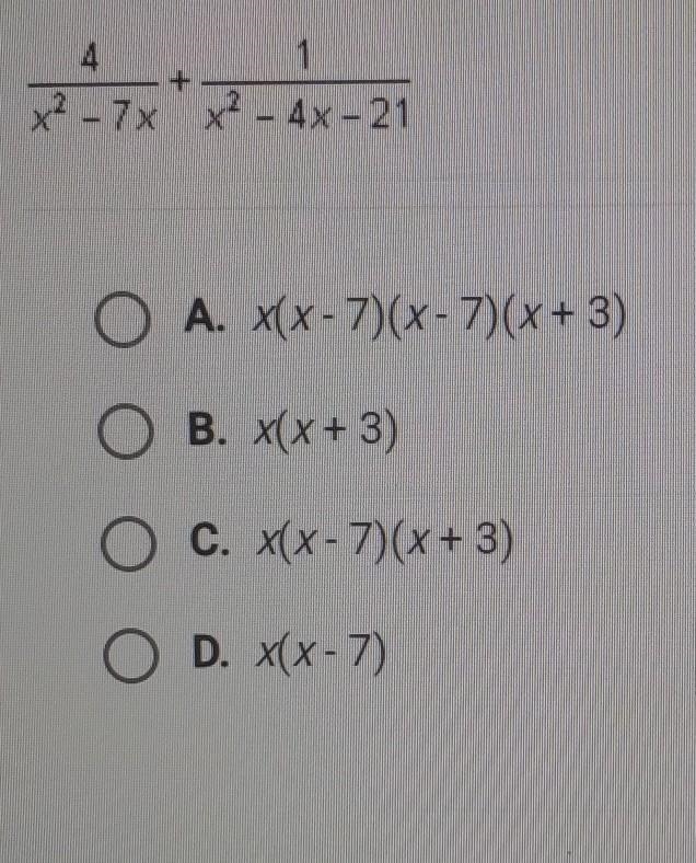 PLZZZZZZ HELP WILL GIVE BRAIN THING AND EXTRA POINTS !What is the least common denominator-example-1