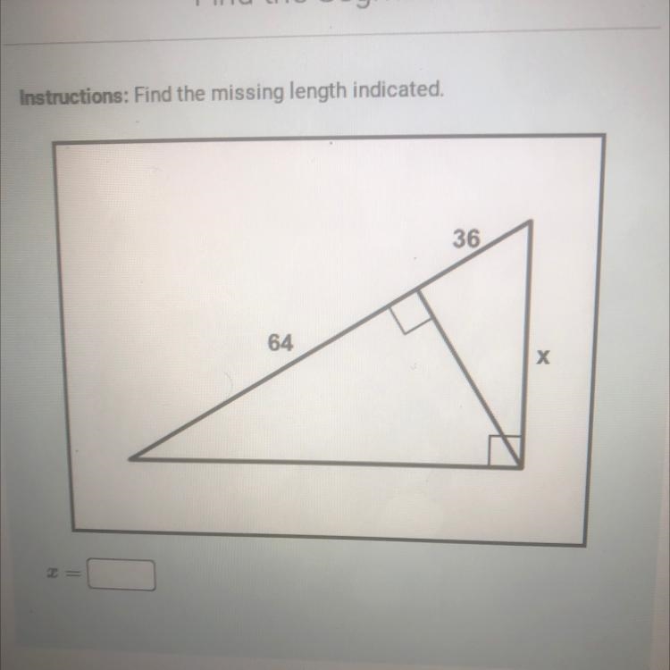 Find the missing length indicated-example-1