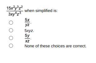 Question: when simplified is:-example-1