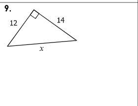 Find the missing side. Round to the nearest tenth when necessary-example-1