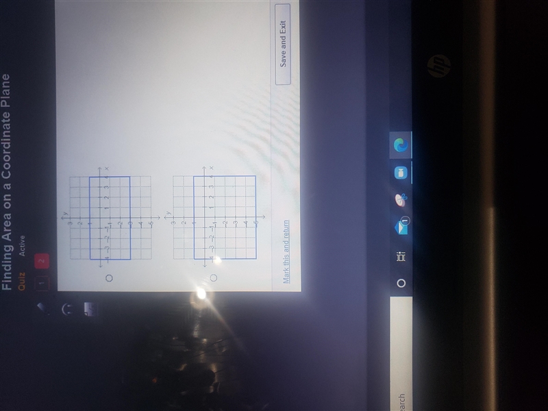 Which rectangle has an area of 40 square units-example-2