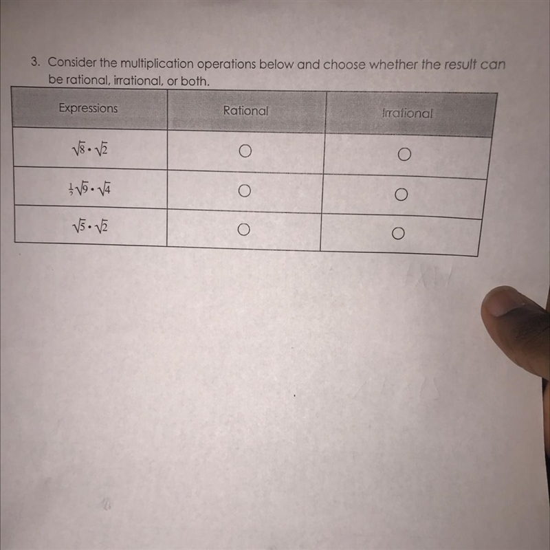 3. Consider the multiplication operations below and choose whether the fosuit com-example-1