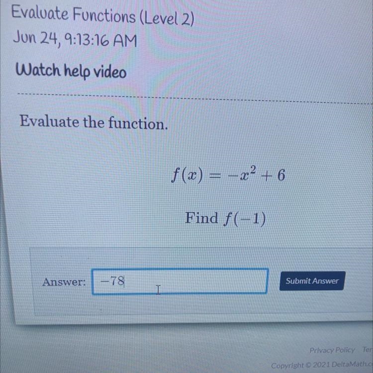 Evaluate the function.-example-1