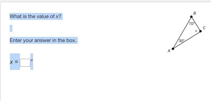 What is the value of x? Enter your answer in the box. I need help ASAP/ Giving Branniest-example-1