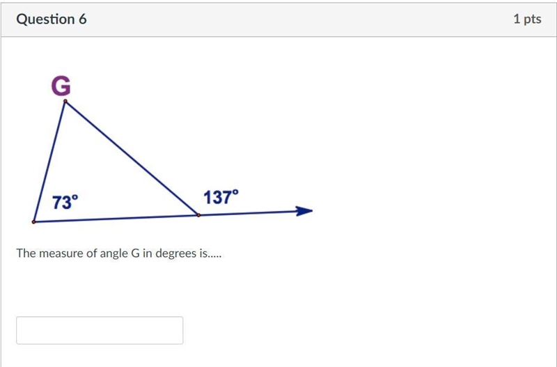 The measure of angle G in degrees is.....-example-1