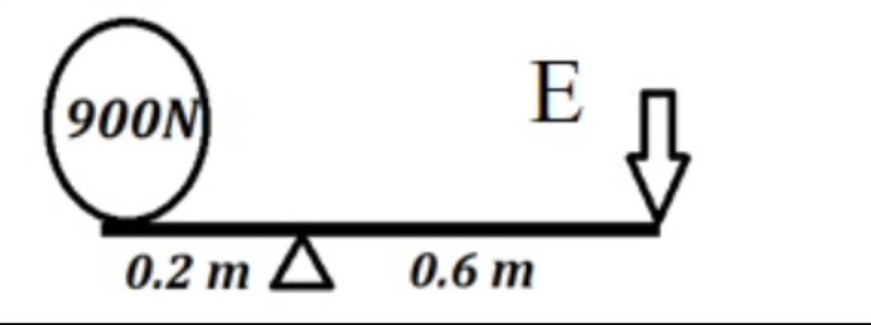 Study the figure and find the effort. Please help...-example-1