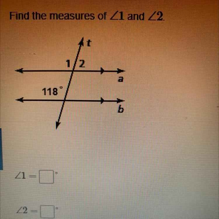 Giving brainilest! Find the measures-example-1