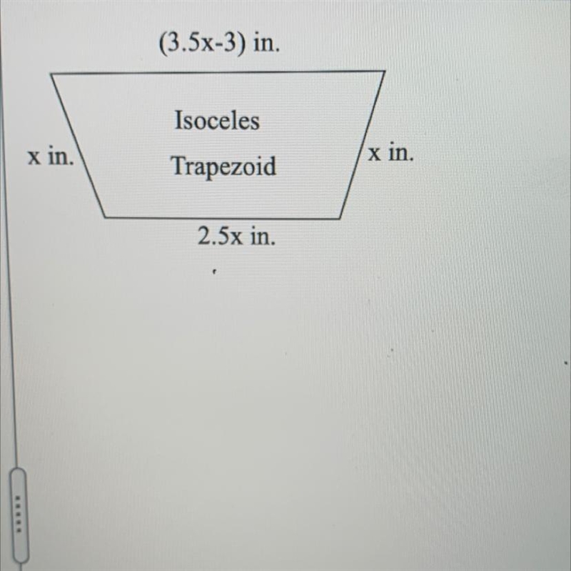 Use the diagram to find the measures of the lengths of the sides. The perimeter of-example-1